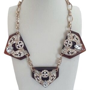 Cara Couture Gold and Tortoise Statement Necklace